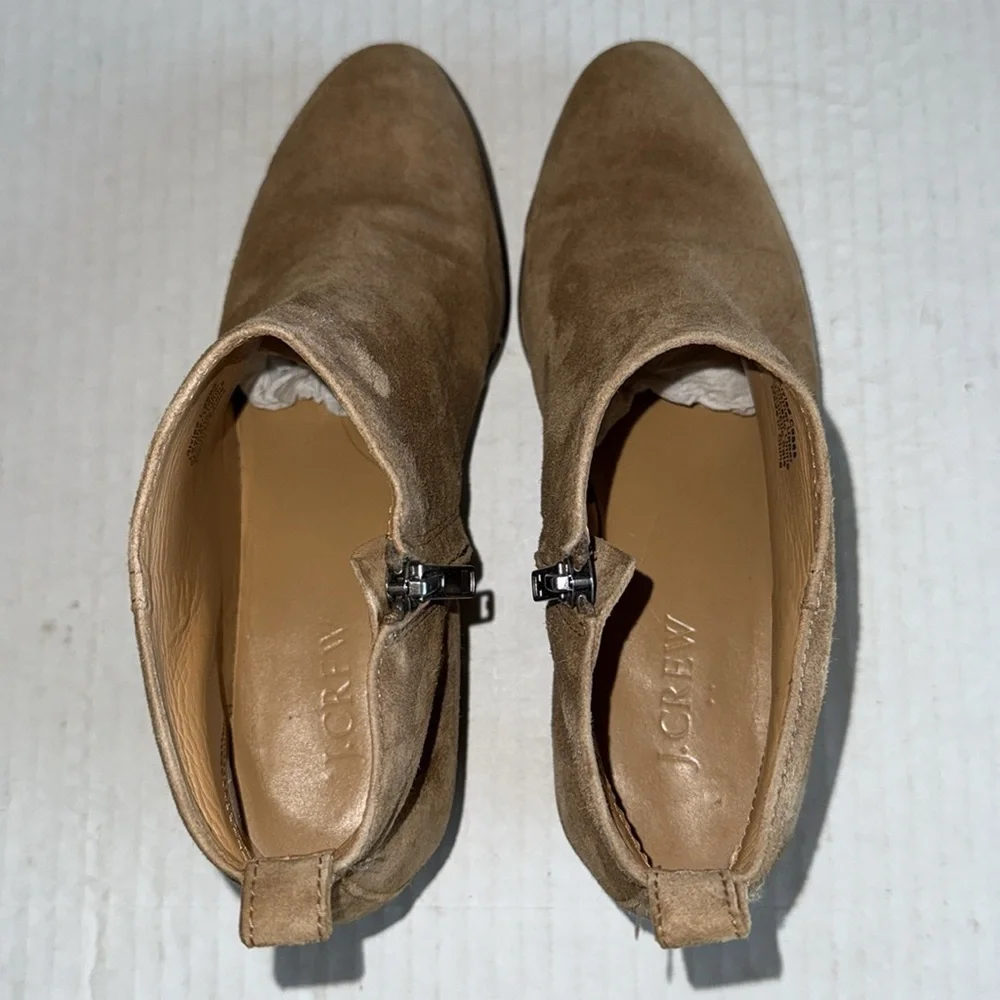 J. Crew Factory Sawyer Suede Booties